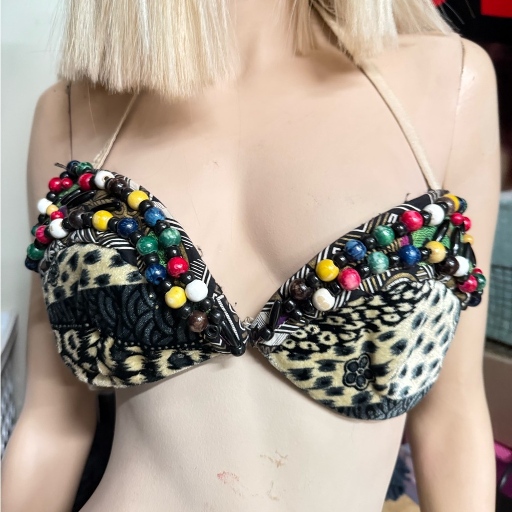 Very vintage hand made bra top. 1950’s Pinup style